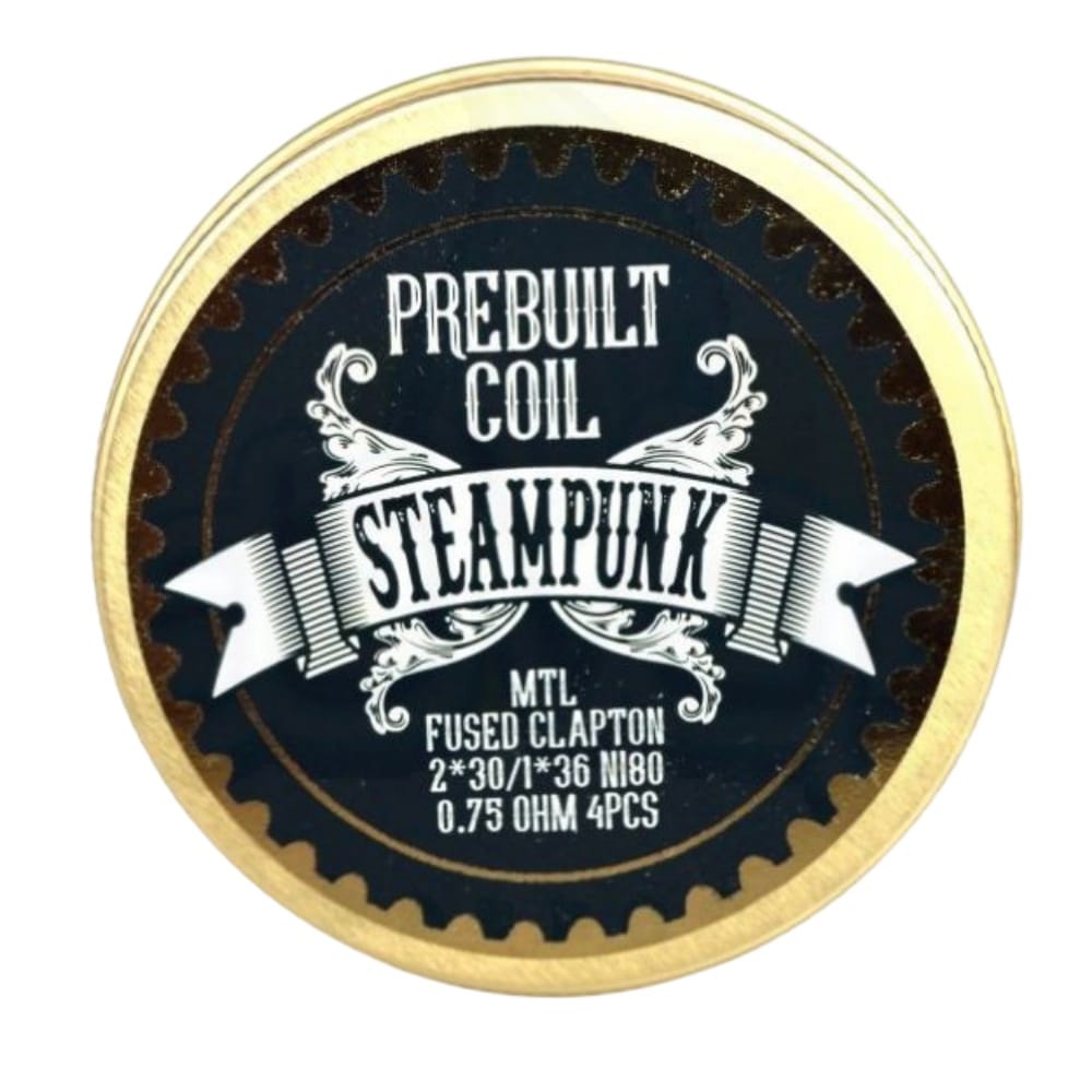 Steampunk - Handmade MTL Fused Clapton Coils (4pcs) Steampunk - Handmade MTL Fused Clapton Coils (4pcs)