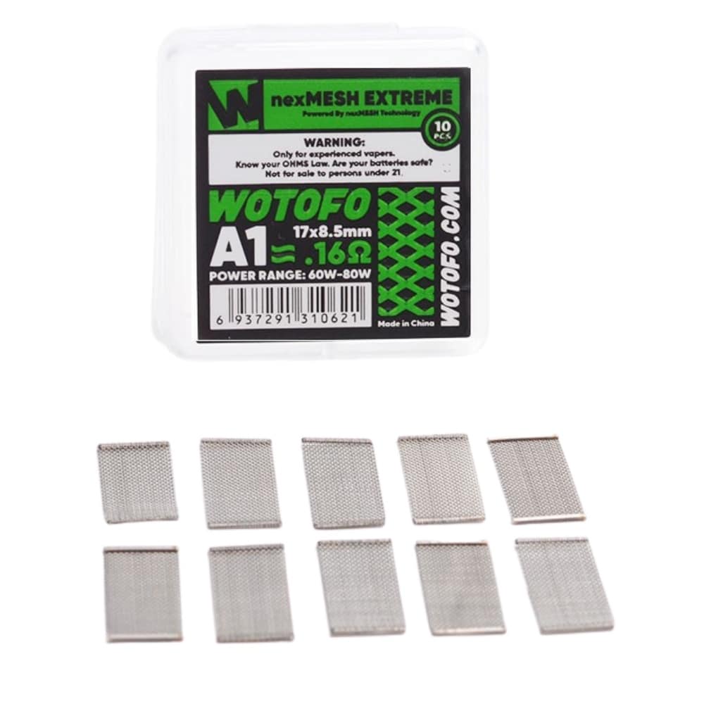 Wotofo & NexMesh Mesh Strips (10pcs) Wotofo & NexMesh Mesh Strips (10pcs)