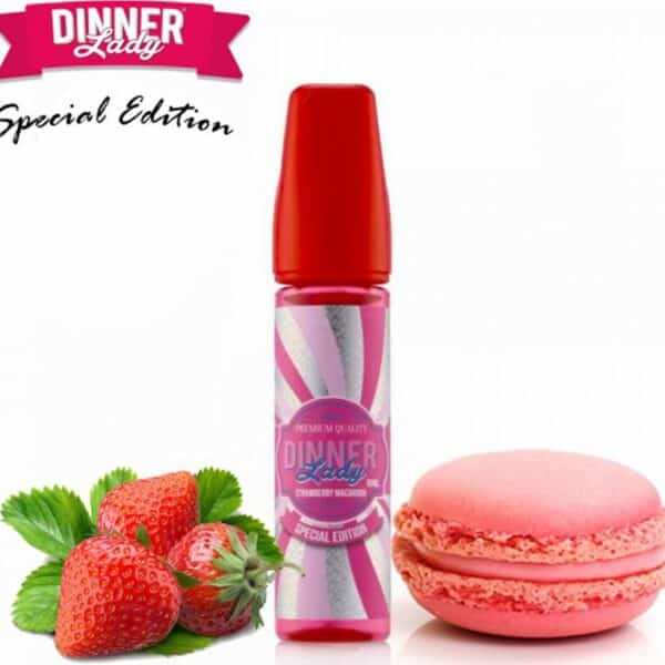Dinner Lady Flavor Shot Strawberry Macaroon 60ml