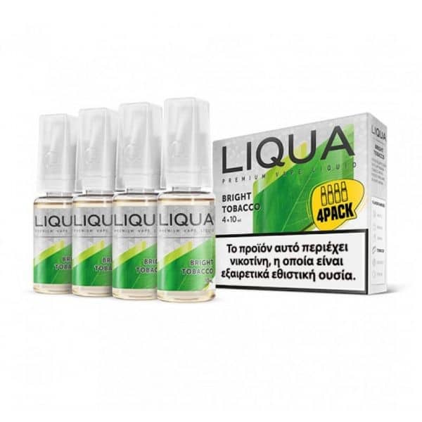 Liqua Bright Tobacco 4*10ml Pack