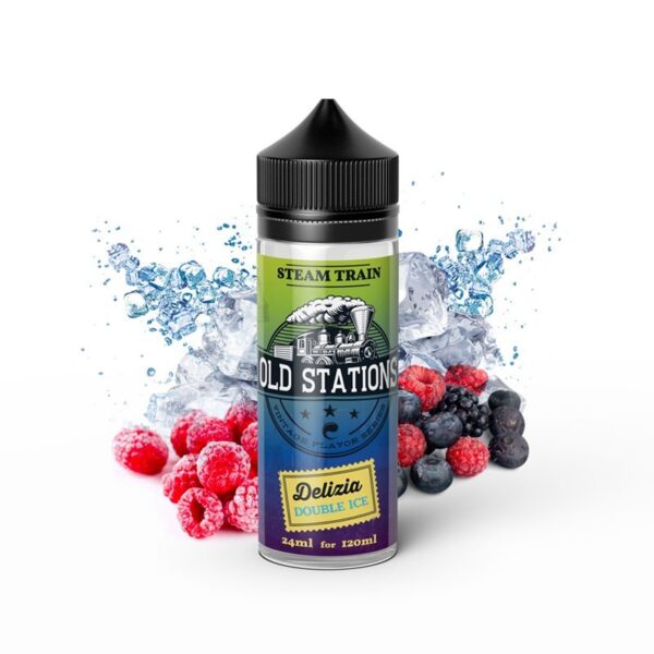 Steam Train Old Stations Delizia Double Ice Flavor Shots