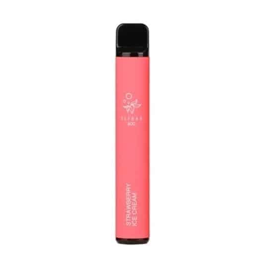 Elf Bar 600 Disposable Strawberry Ice Cream 20mg 2ml