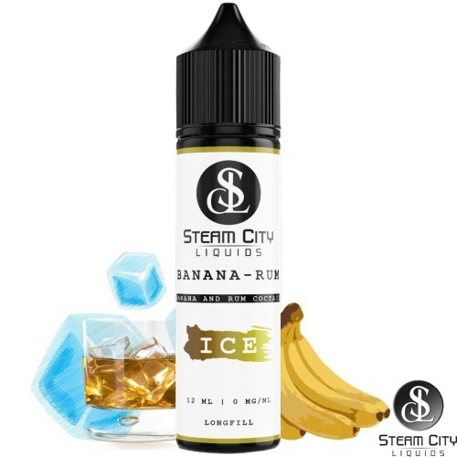 Steam City Flavour Shot Banana Rum ice 60ml