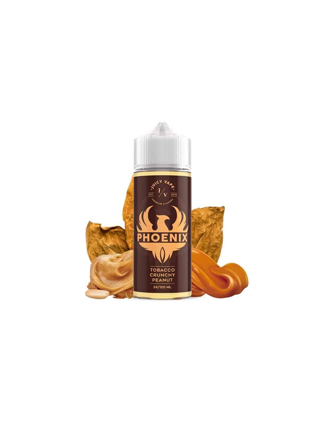 Tobacco Crunchy Peanut Juicy Vape Phoenix 120 ML Tobacco Crunchy Peanut Juicy Vape Phoenix 120 ML