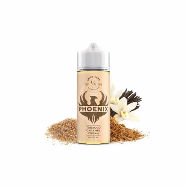 Tobacco Caramel Cream Juicy Vape Phoenix 120 ML