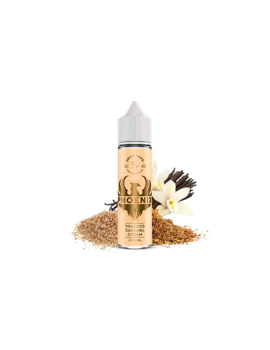 Tobacco Caramel Cream Juicy Vape Phoenix 60 ML Tobacco Caramel Cream Juicy Vape Phoenix 60 ML