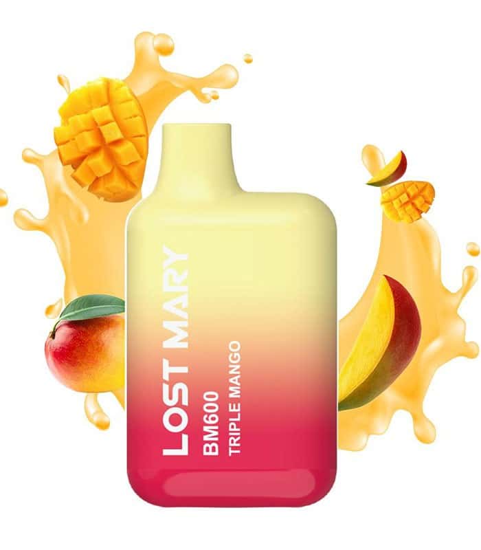 Lost Mary BM600 Triple Mango 20mg 2ml Disposable Lost Mary BM600 Triple Mango 20mg 2ml Disposable