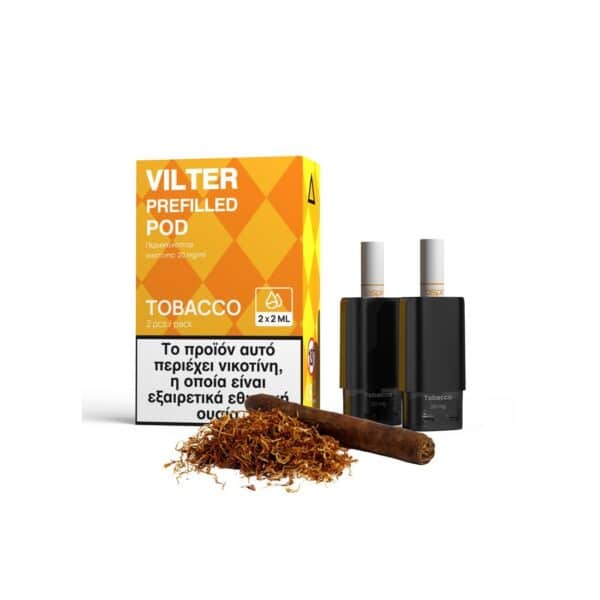 Aspire Vilter Tobacco Prefilled Pod 2x2ml (PACK OF 2)