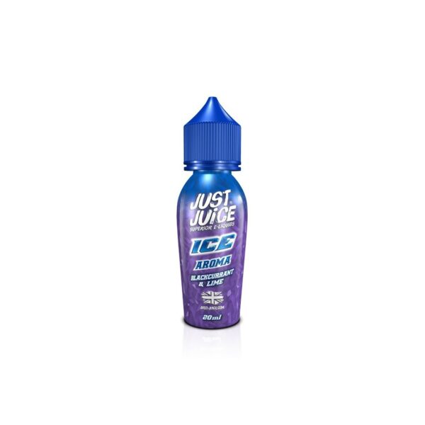 Just Juice Ice Blackcurrant & Lime Flavour Shot 60ml