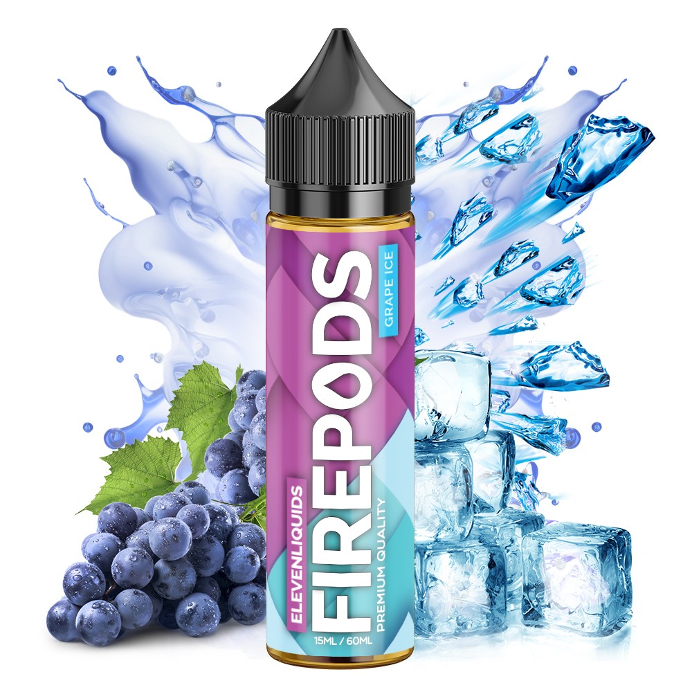 Firepods Flavor Shots Grape Ice 60ml Firepods Flavor Shots Grape Ice 60ml