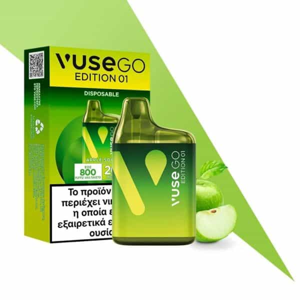 VUSE GO EDITION 01 APPLE SOUR - 800 PUFFS