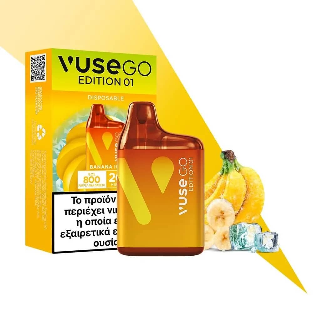 VUSE GO EDITION 01 BANANA ICE - 800 PUFFS VUSE GO EDITION 01 BANANA ICE - 800 PUFFS