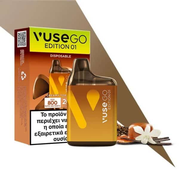 VUSE GO EDITION 01 CREAMY TOBACCO - 800 PUFFS