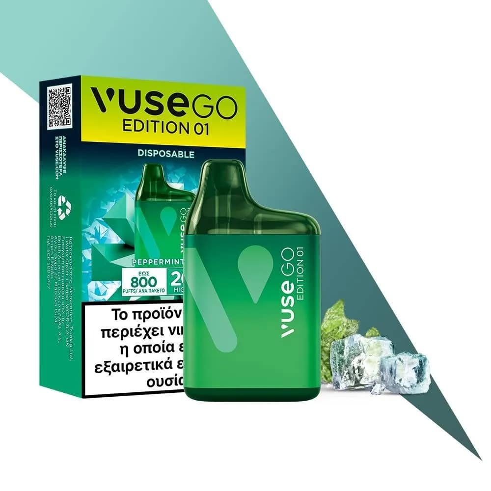 VUSE GO EDITION 01 PEPPERMINT ICE - 800 PUFFS VUSE GO EDITION 01 PEPPERMINT ICE - 800 PUFFS