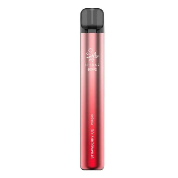 Elf Bar 600 V2 Disposable Strawberry Ice 20mg 2ml