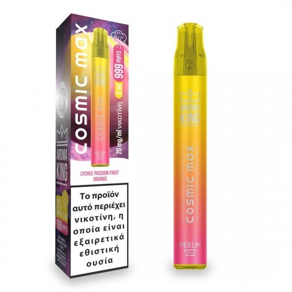 Cosmic Max 999 Puffs Lychee Passionfruit Orange 2ml 20mg