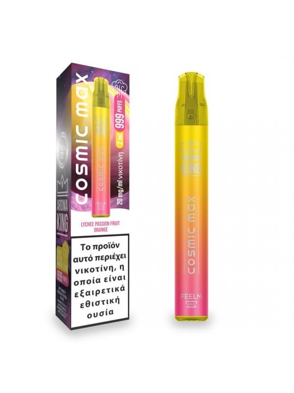 Cosmic Max 999 Puffs Lychee Passionfruit Orange 2ml 20mg Cosmic Max 999 Puffs Lychee Passionfruit Orange 2ml 20mg