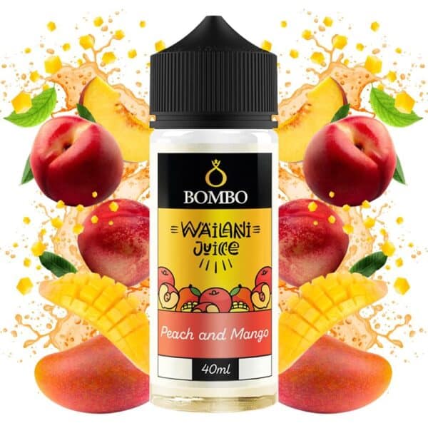 BOMBO WAILANI JUICE PEACH AND MANGO 40ML/120ML