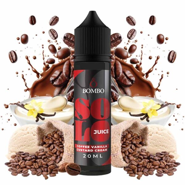 BOMBO SOLO JUICE COFFEE VANILLA CUSTARD CREAM 20ML/60ML