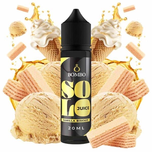 BOMBO SOLO JUICE VANILLA BISCUIT 20ML/60ML