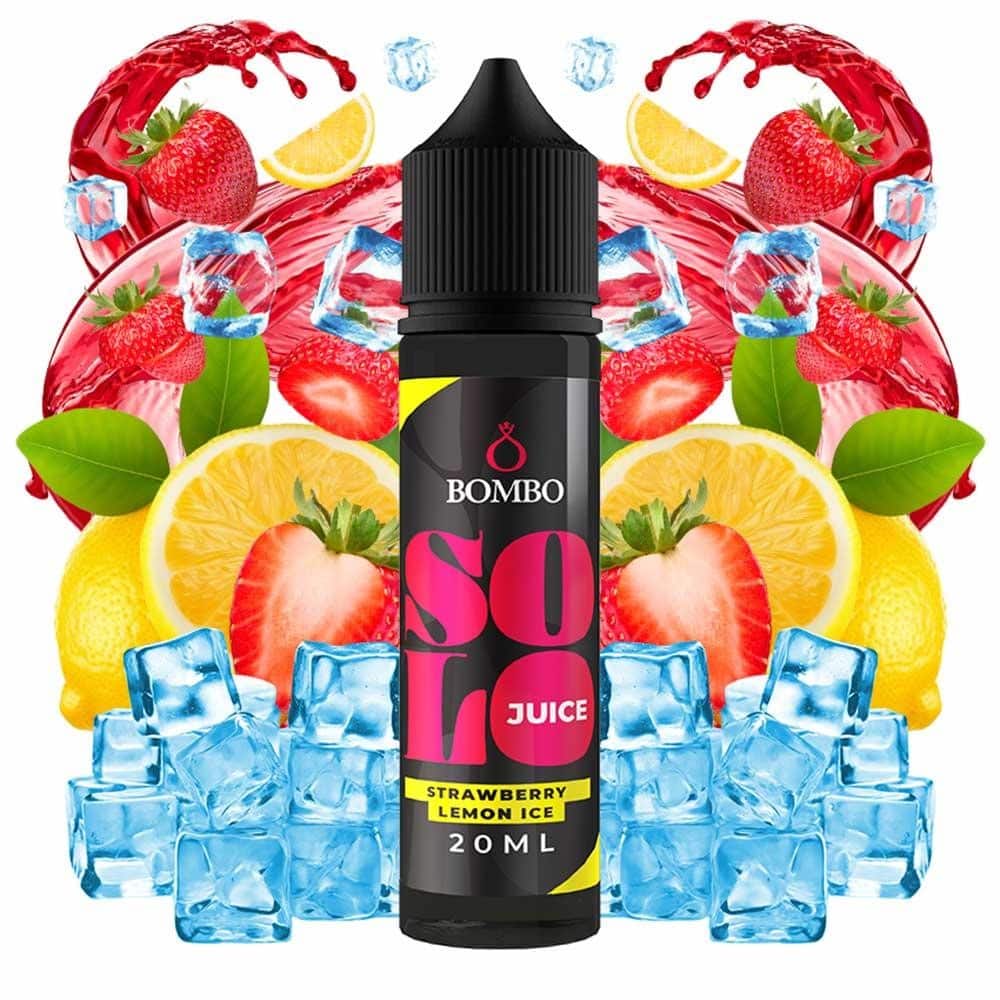 BOMBO SOLO JUICE STRAWBERRY LEMON ICE 20ML/60ML BOMBO SOLO JUICE STRAWBERRY LEMON ICE 20ML/60ML