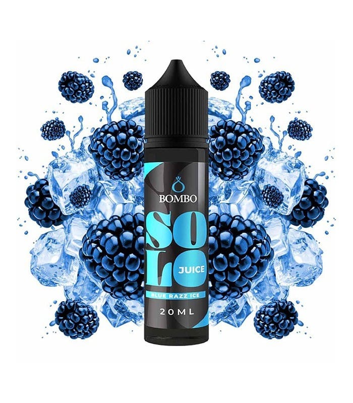 Bombo Solo Juice Blue Razz Ice 20ml/60ml Bombo Solo Juice Blue Razz Ice 20ml/60ml
