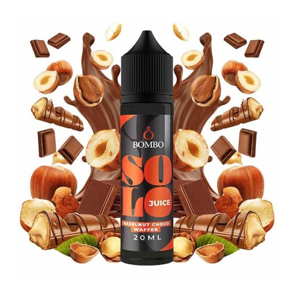 Bombo Solo Juice Hazelnut Choco Waffer 20ml/60ml