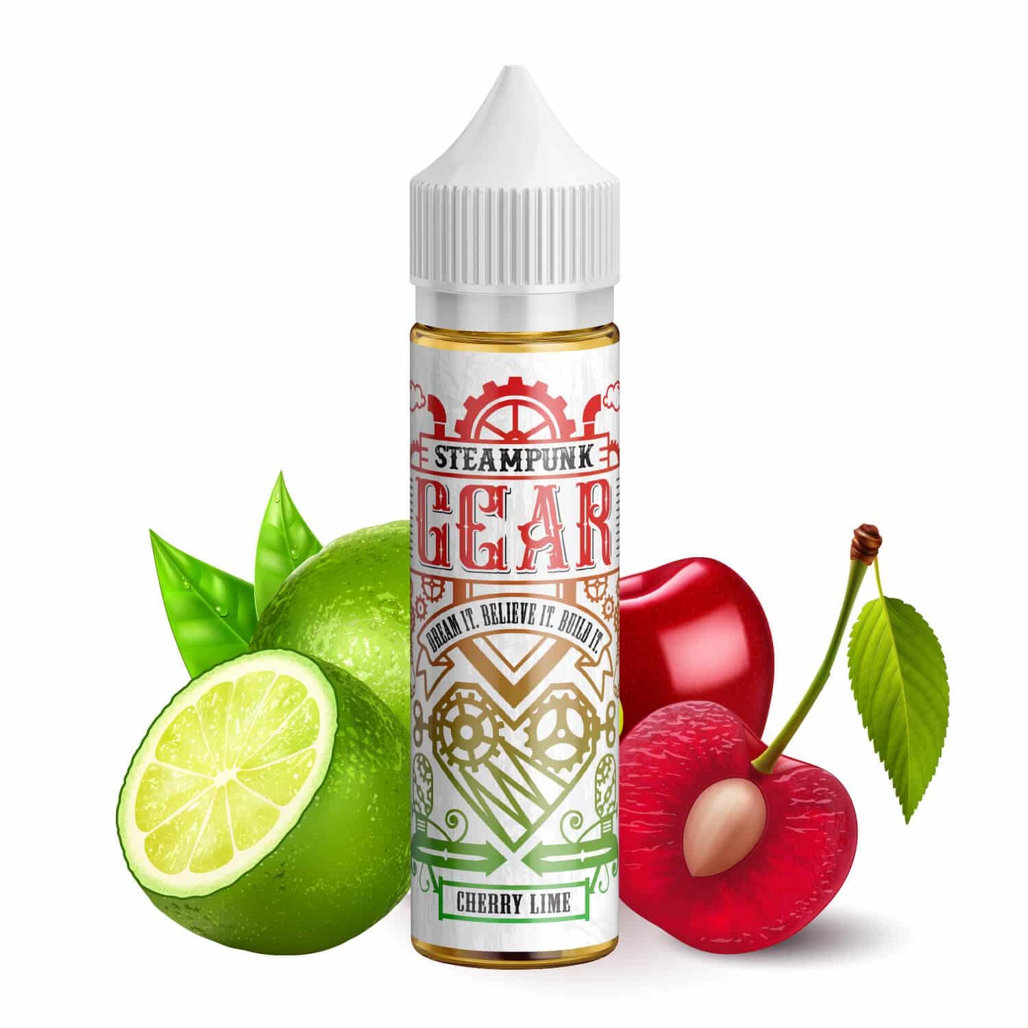 SteamPunk Flavor Shots Gear Cherry Lime 60ml SteamPunk Flavor Shots Gear Cherry Lime 60ml