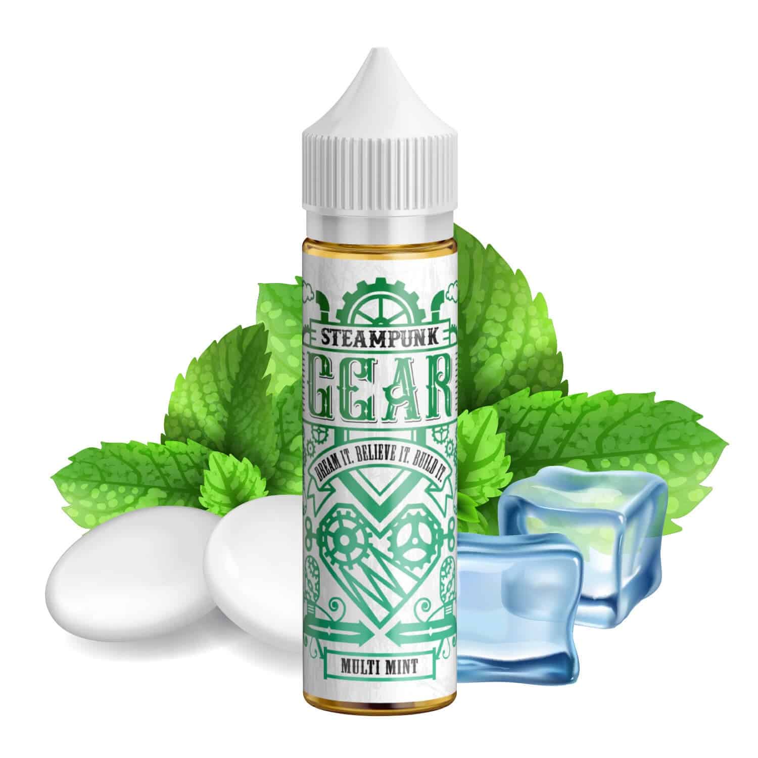 SteamPunk Flavor Shots Gear Multi Mint 60ml SteamPunk Flavor Shots Gear Multi Mint 60ml