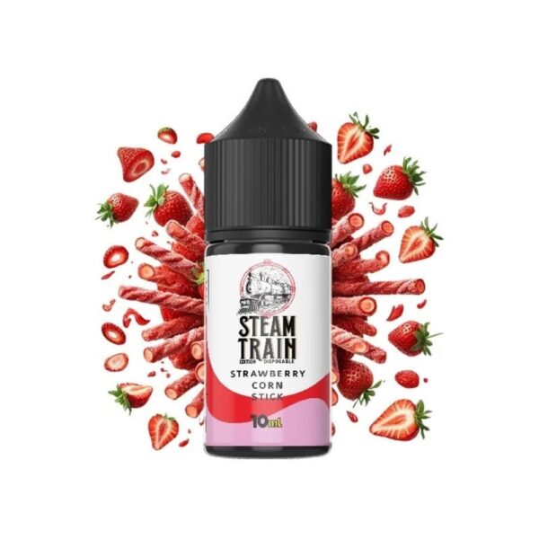 Terror Train (by Steam Train) Strawberry Corn Stick Vapeshot
