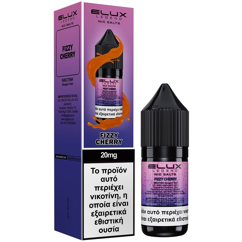 Elux Fizzy Cherry Salt 20mg 10ml Elux Fizzy Cherry Salt 20mg 10ml