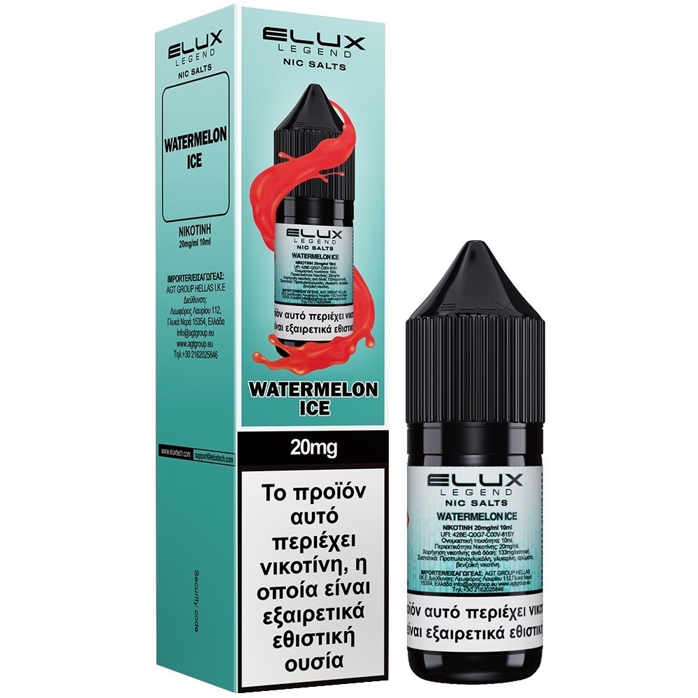 Elux Watermelon Ice Salt 20mg 10ml Elux Watermelon Ice Salt 20mg 10ml