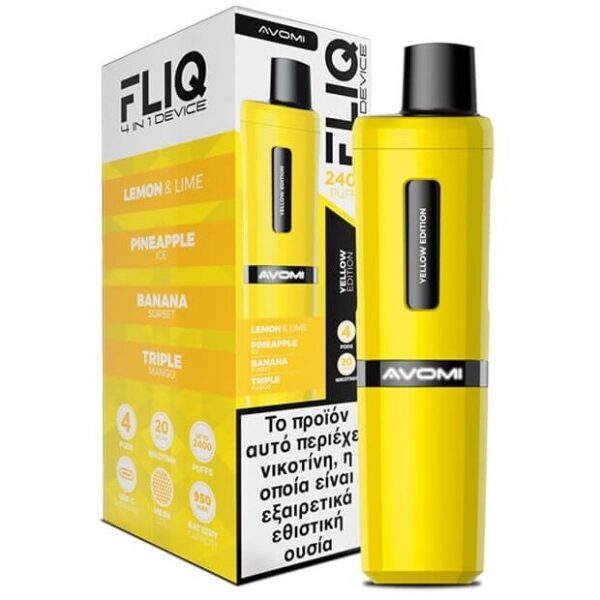 AVOMI FLIQ Yellow Edition 4x2ml 20mg