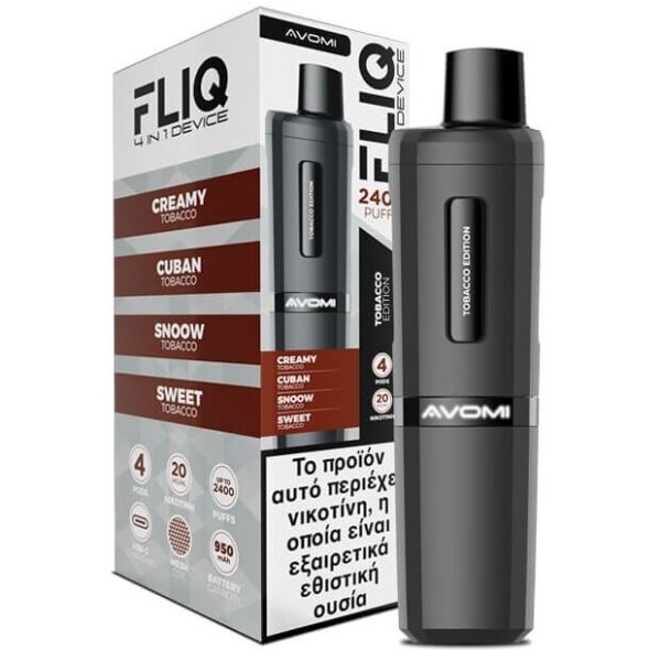 AVOMI FLIQ Tobacco Edition 4x2ml 20mg