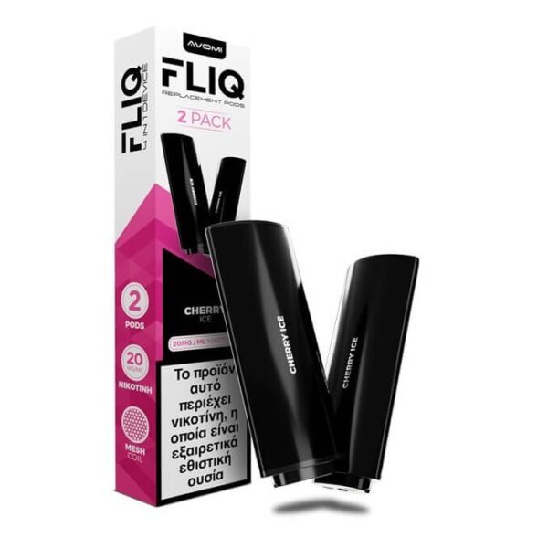 AVOMI FLIQ Cherry Ice Prefilled Pod 2ml 20mg (PACK OF 2)