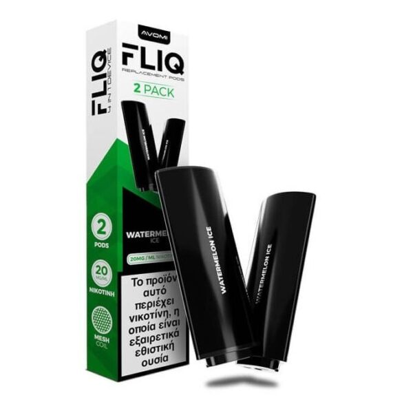 AVOMI FLIQ Watermelon Ice Prefilled Pod 2ml 20mg (PACK OF 2)