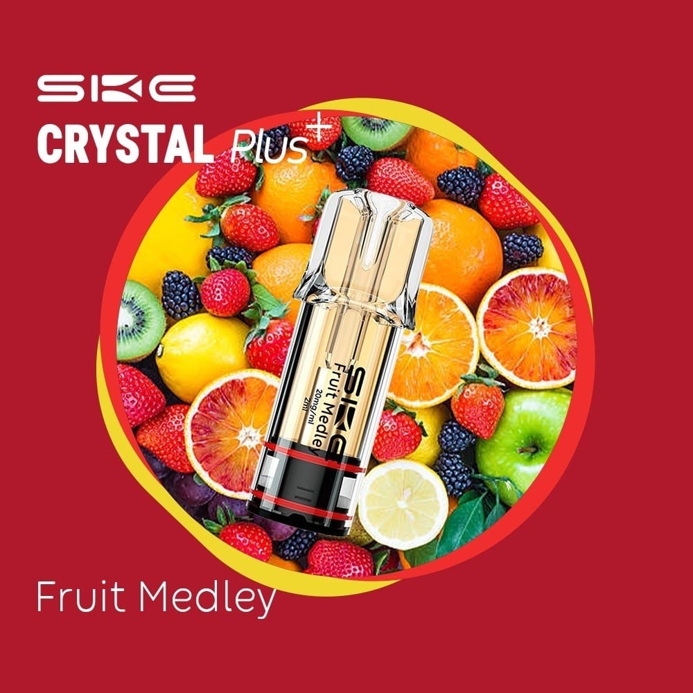 SKE Crystal Plus Pod Fruit Medley 20mg 2ml SKE Crystal Plus Pod Fruit Medley 20mg 2ml