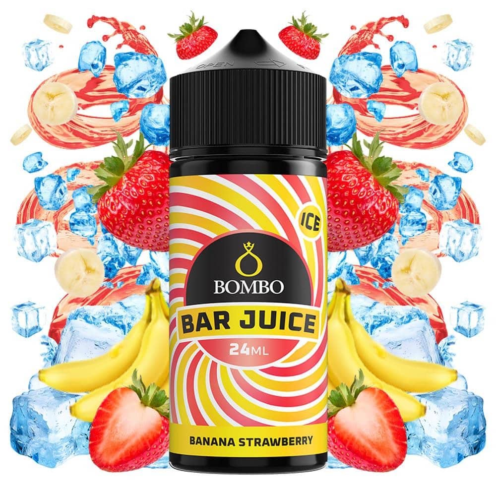 BOMBO BAR JUICE BANANA STRAWBERRY 24ML/120ML FLAVORSHOT BOMBO BAR JUICE BANANA STRAWBERRY 24ML/120ML FLAVORSHOT
