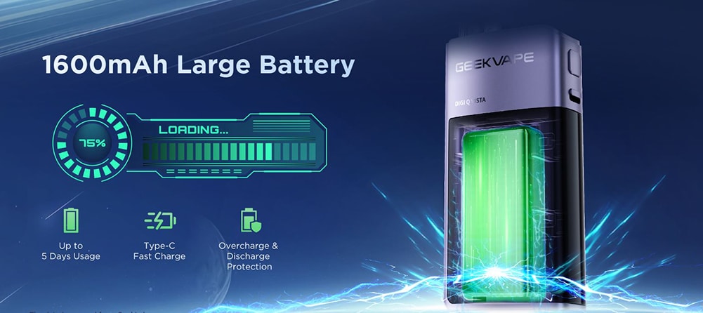 Geekvape Digi Q Vista 3ml Pod Kit 5 Geekvape Digi Q Vista 3ml Pod Kit 5