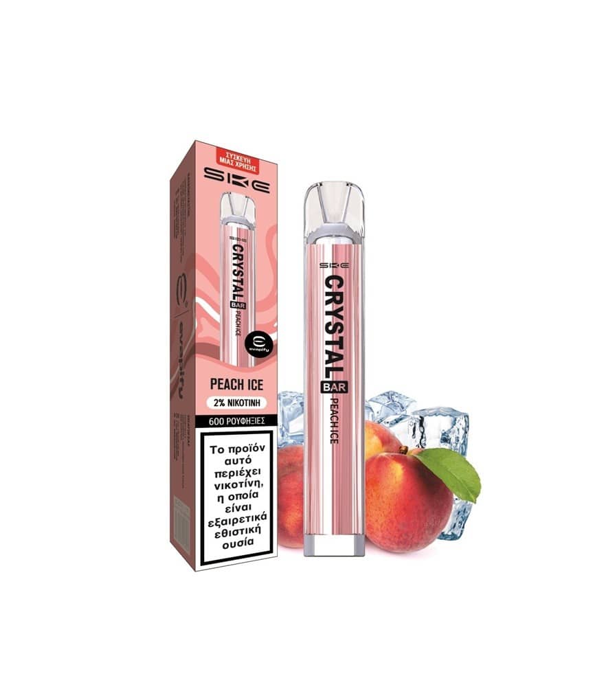 SKE Crystal Bar Peach Ice 20mg 2ml SKE Crystal Bar Peach Ice 20mg 2ml