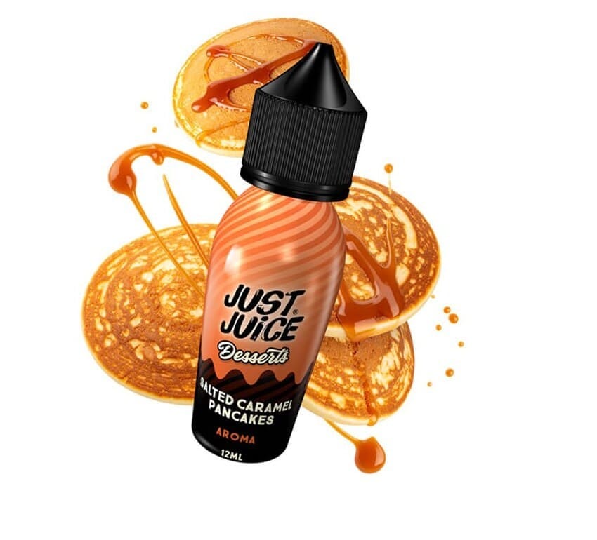 Just Juice Desserts Salted Caramel Pancakes Flavour Shot 12/60ml Just Juice Desserts Salted Caramel Pancakes Flavour Shot 12/60ml