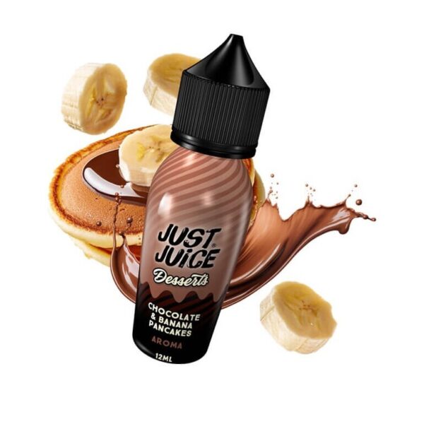 Just Juice Desserts Chocolate and Banana Pancakes Flavour Shot 12/60ml