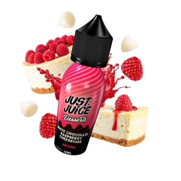 Just Juice Desserts White Chocolate Raspberry Cheesecake Flavour Shot 12/60ml