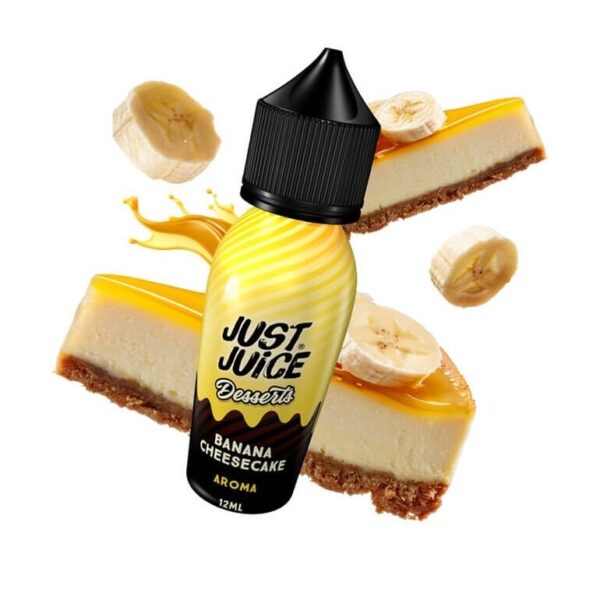 Just Juice Desserts Banana Cheesecake Flavour Shot 12/60ml