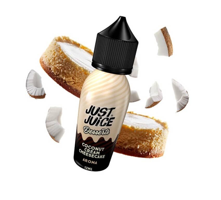 Just Juice Desserts Coconut Cream Cheesecake Flavour Shot 12/60ml Just Juice Desserts Coconut Cream Cheesecake Flavour Shot 12/60ml