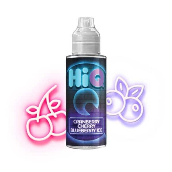 HiQ Cranberry Cherry Blueberry Ice Flavour Shot