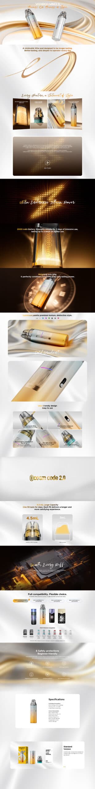 VooPoo Vinci S Kit Pod scaled