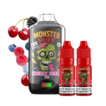 Monster Puff 28K Kit Cherry Berry Ice Συσκευή 2ml & 2x10ml 20mg
