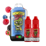 Monster Puff 28K Kit Mr Blue Συσκευή 2ml & 2x10ml 20mg