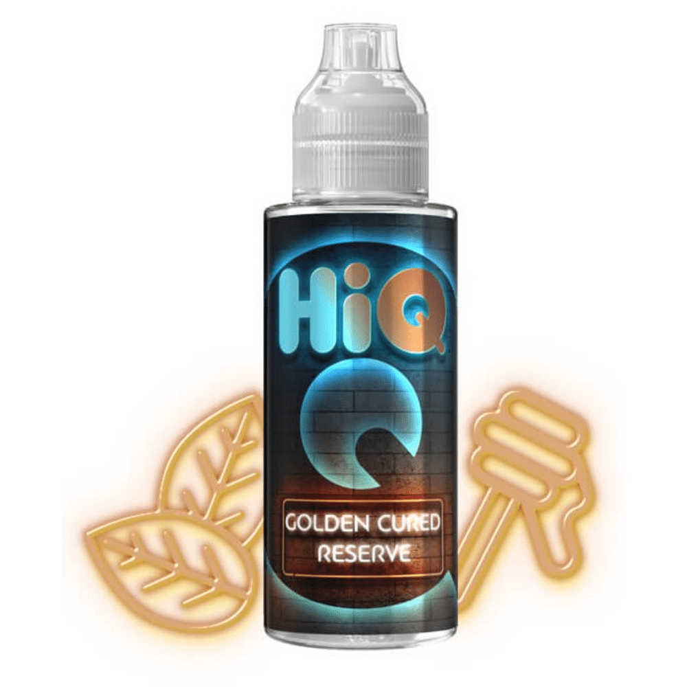 HIQ-GOLDEN-CURED-RESERVE-120ML HiQ Golden Cured Reserve Flavour Shot - Image 1